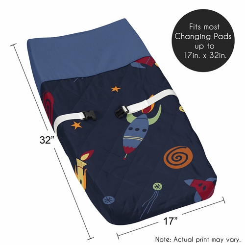 Space Galaxy Collection Changing Pad Cover - alt image 4