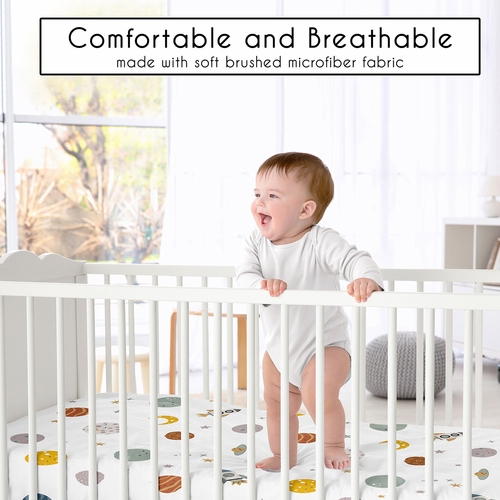 Space Galaxy Collection Crib Sheet - alt image 1