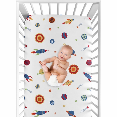 Space Galaxy Collection Crib Sheet - alt image 3