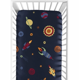 Space Galaxy Collection Crib Sheet - Print