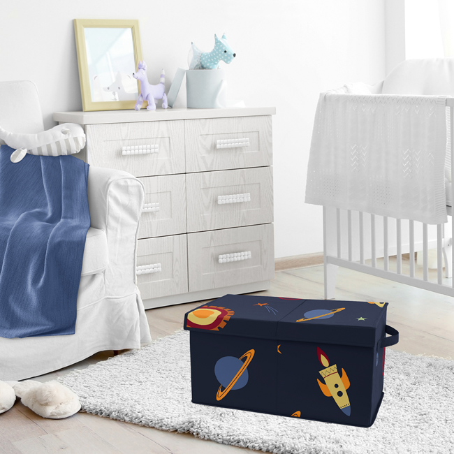 Space Galaxy Collection Fabric Toy Bin Storage