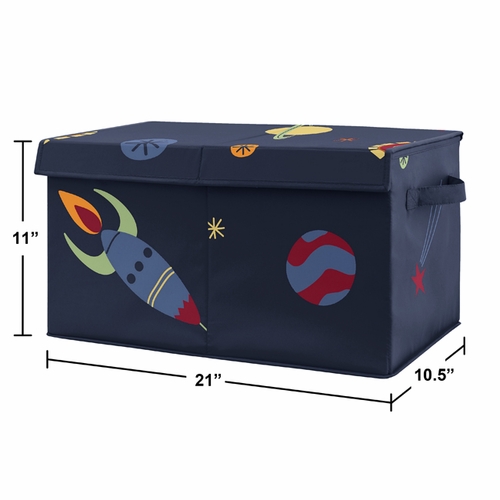 Space Galaxy Collection Fabric Toy Bin Storage - alt image 1
