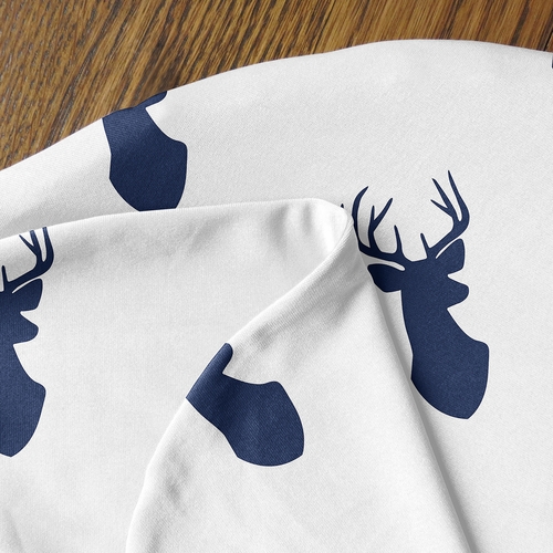 Stag Navy And White Collection Baby Cocoon and Beanie Hat - 2 Piece Set - alt image 3