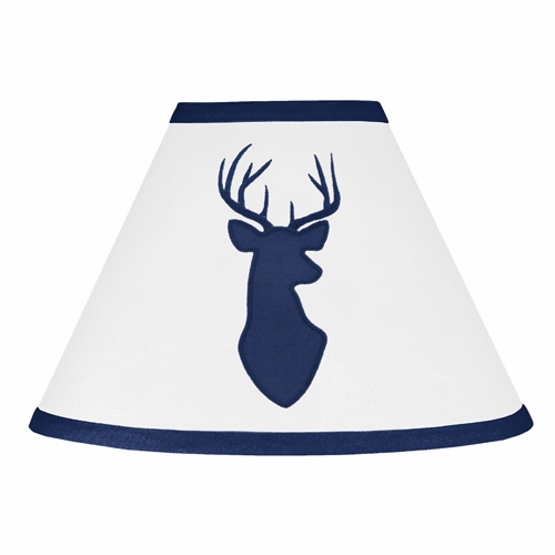 Stag Navy and White Collection Lamp Shade