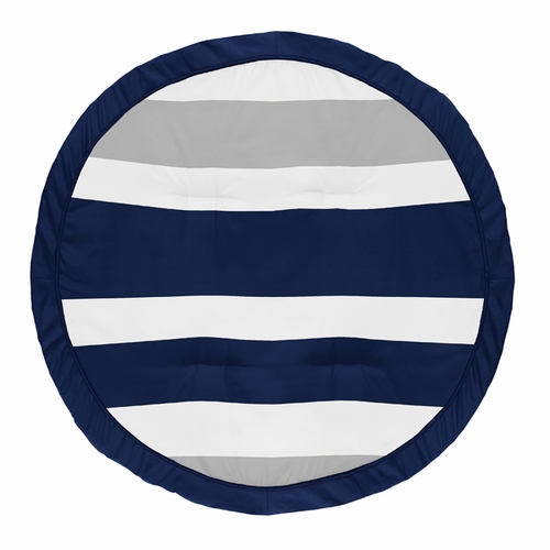 Stripe Navy and Gray Collection Playmat
