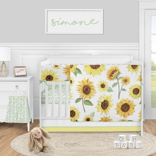 Sunflower Collection 5 Piece Crib Bedding