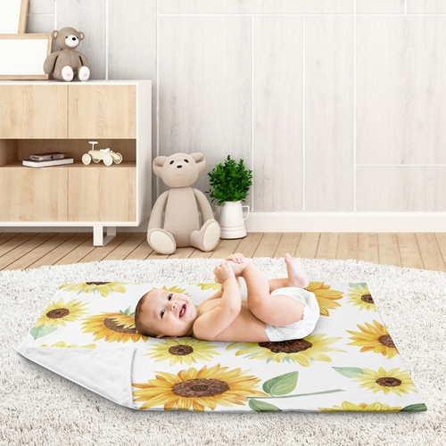 Sunflower Collection Baby Blanket - alt image 2
