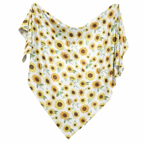 Sunflower Collection Baby Swaddle Blanket - alt image 1