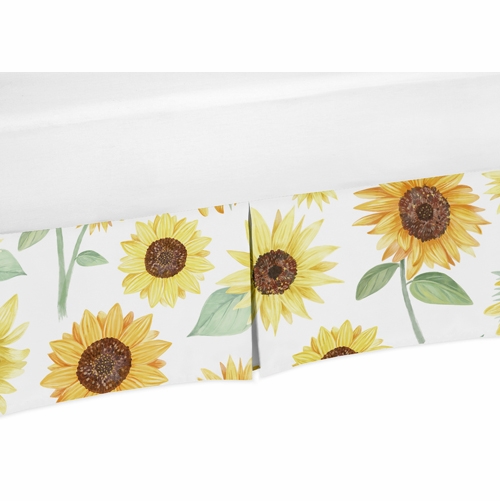 Sunflower Collection Crib Bed Skirt