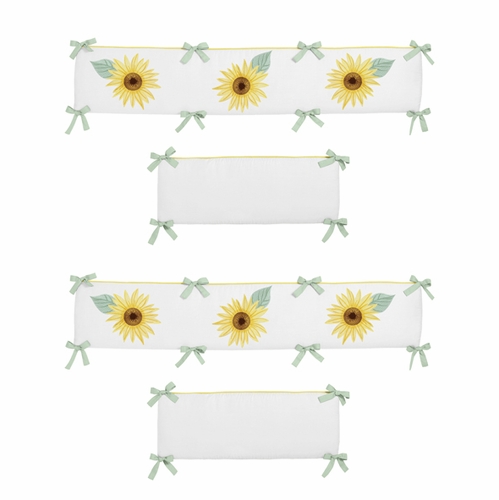 Sunflower Collection Crib Bumper Pad