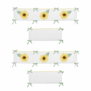 Sunflower Collection Crib Bumper Pad