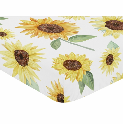 Sunflower Collection Crib Sheet - alt image 2