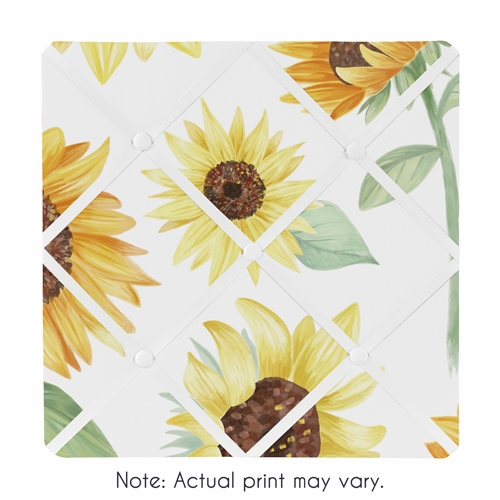 Sunflower Collection Fabric Memo Board