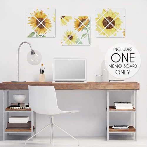 Sunflower Collection Fabric Memo Board - alt image 1