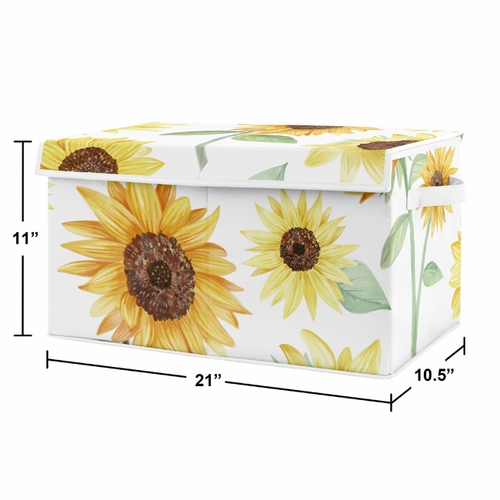 Sunflower Collection Fabric Toy Bin Storage - alt image 1