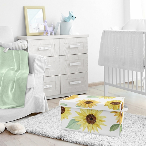 Sunflower Collection Fabric Toy Bin Storage - alt image 3