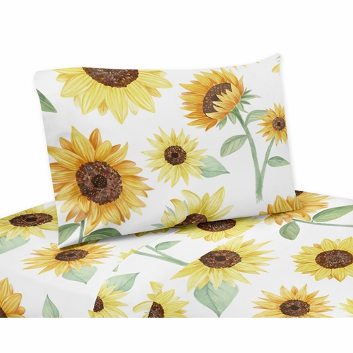 Sunflower Collection Queen Sheet Set