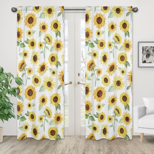 Sunflower Collection Window Panels - Set of 2 - alt image 1