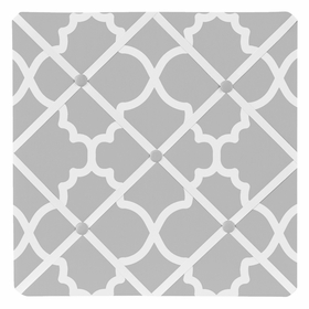 Trellis Gray and White Collection Fabric Memo Board