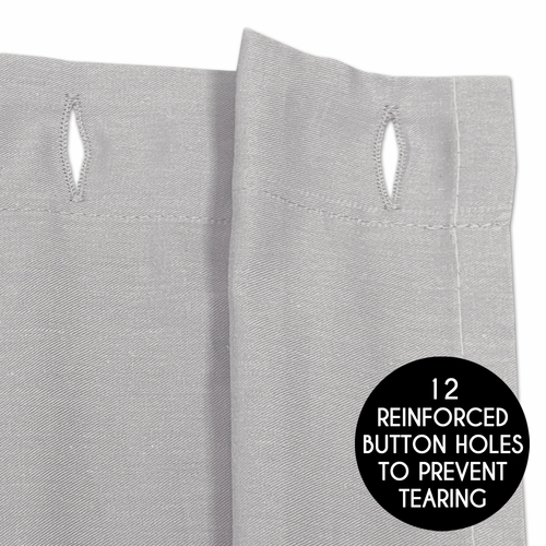 Trellis Gray and White Collection Shower Curtain - alt image 3