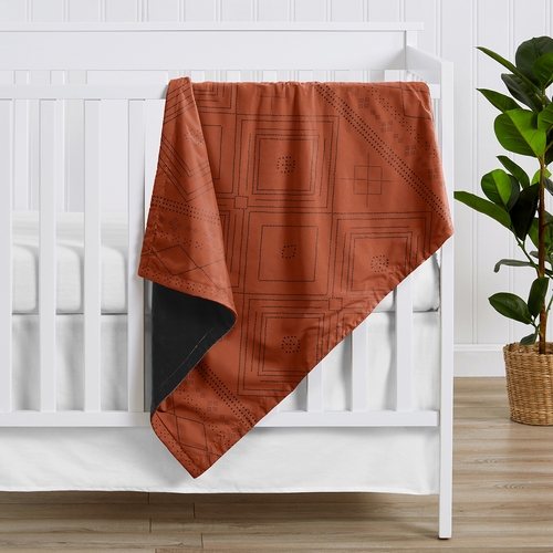 Tribal Boho Dot Collection Baby Blanket - alt image 1