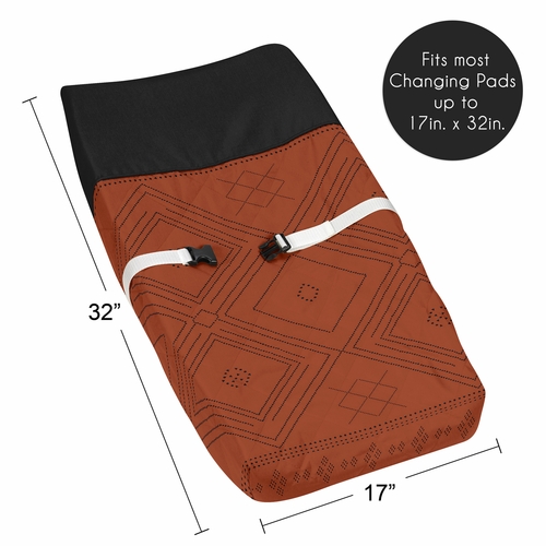Tribal Boho Dot Collection Changing Pad Cover - alt image 4