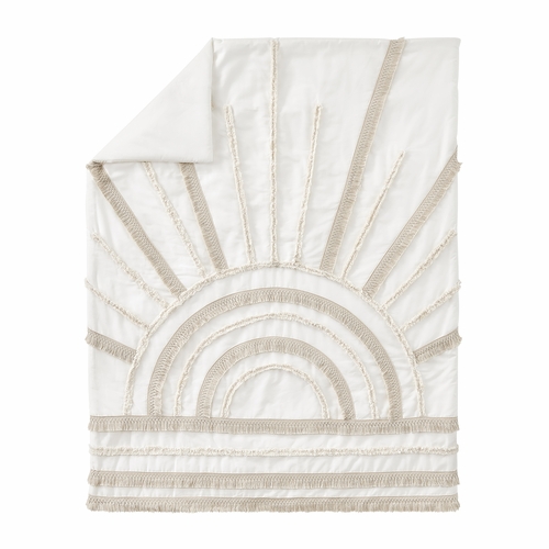 Tufted Sun Ivory Collection 4 Piece Crib Bedding - alt image 2