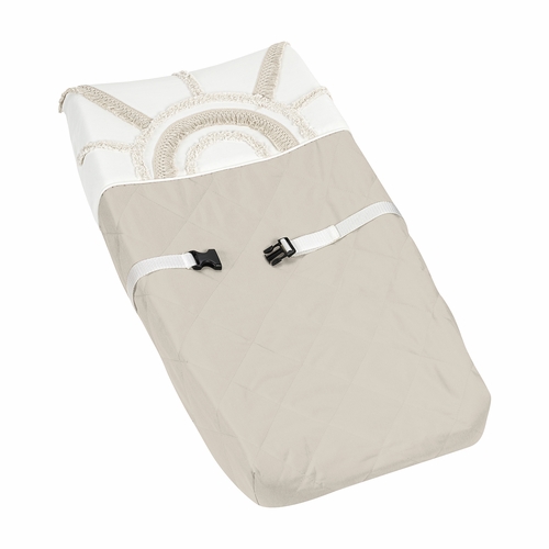 Tufted Sun Ivory Collection Changing Pad Cover