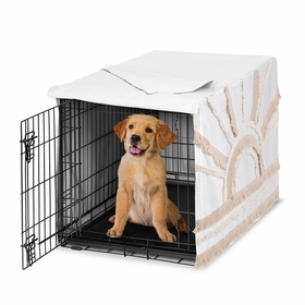 Tufted Sun Ivory Collection Dog Crate Kennel Cover 36in.