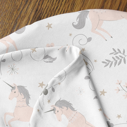 Unicorn Collection Baby Cocoon and Beanie Hat - 2 Piece Set - alt image 3