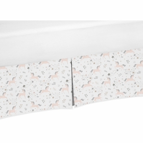 Unicorn Collection Crib Bed Skirt