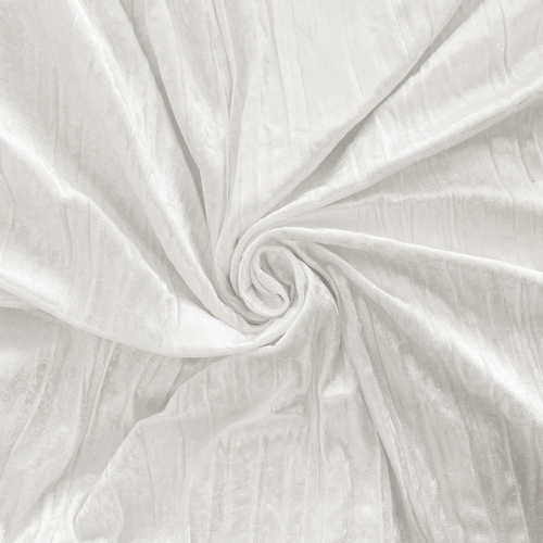 Velvet Ivory Collection Crib Bed Skirt - alt image 2