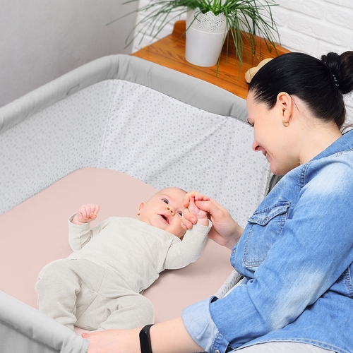 Vintage Floral Collection 2 Pack Baby Bassinet Fitted Sheets - alt image 3