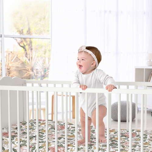 Vintage Floral Collection 2 Pack Crib Sheets - alt image 2