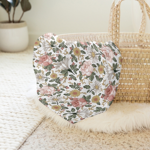 Vintage Floral Collection Baby Swaddle Blanket - alt image 3