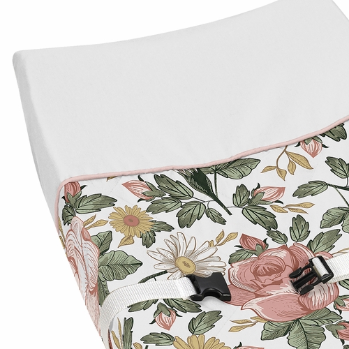 Vintage Floral Collection Changing Pad Cover - alt image 3