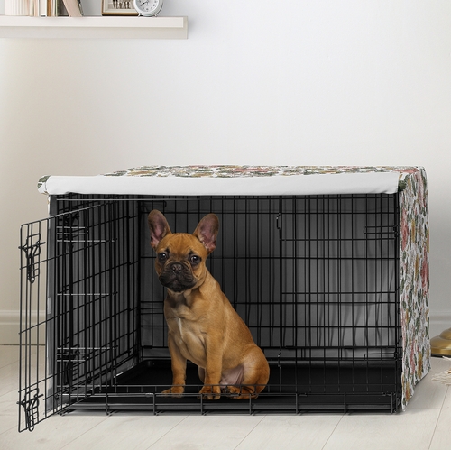 Vintage Floral Collection Dog Crate Kennel Cover 30in. - alt image 1