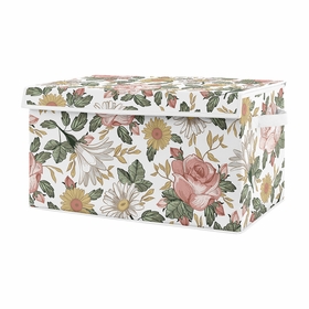 Vintage Floral Collection Fabric Toy Bin Storage