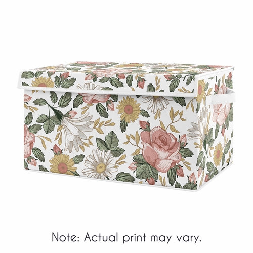 Vintage Floral Collection Fabric Toy Bin Storage - alt image 4