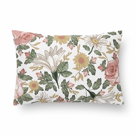 Vintage Floral Collection Mini Pillow with Pillowcase