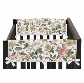 Vintage Floral Collection Side Rail Guard Covers - Set of 2