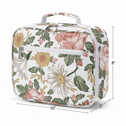 Vintage Floral Collection Small Kids Lunch Box - alt image 3