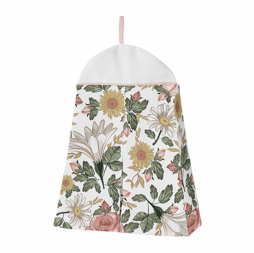 Vintage Floral Collection Sweet Jojo Designs 6 Piece Crib Bedding + BreathableBaby Breathable Mesh Liner - alt image 5