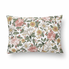 Vintage Floral Collection Toddler Pillow with Pillowcase