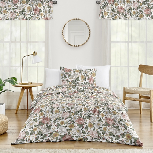 Vintage Floral Collection Twin Bedding