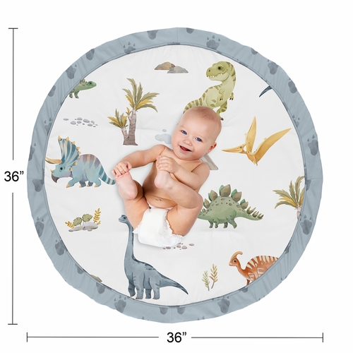 Watercolor Dinosaur Dino Collection Playmat - alt image 3