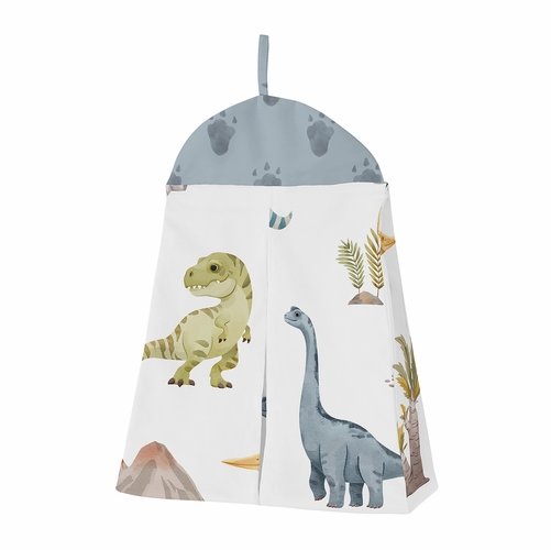 Watercolor Dinosaur Dino Sweet Jojo Designs 6 Piece Crib Bedding + BreathableBaby Breathable Mesh Liner - alt image 5