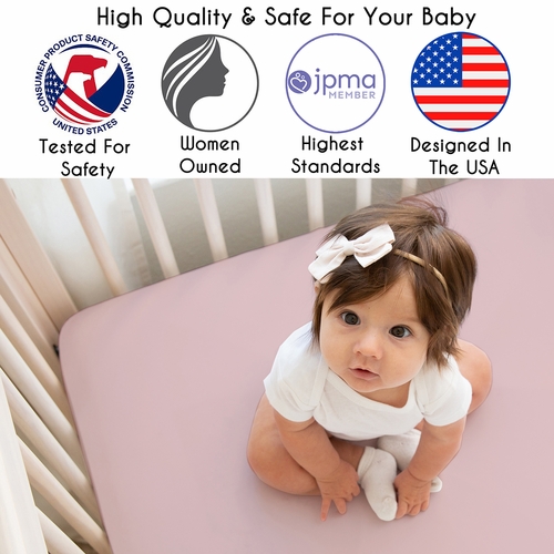 Watercolor Floral Garden Pink Collection 4 Piece Crib Bedding - alt image 2