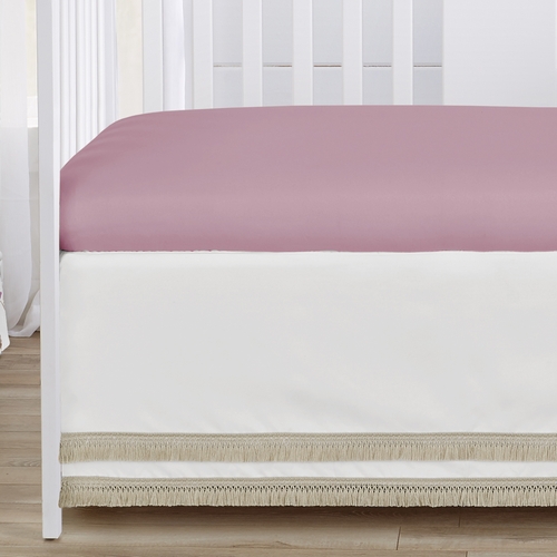 Watercolor Floral Garden Purple Collection 4 Piece Crib Bedding - alt image 5