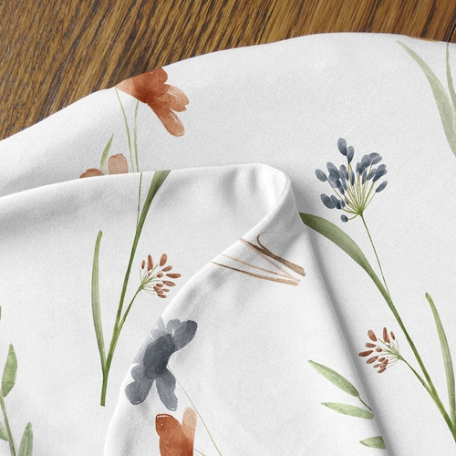 Watercolor Floral Garden Sage Green Collection Baby Cocoon and Beanie Hat - 2 Piece Set - alt image 3